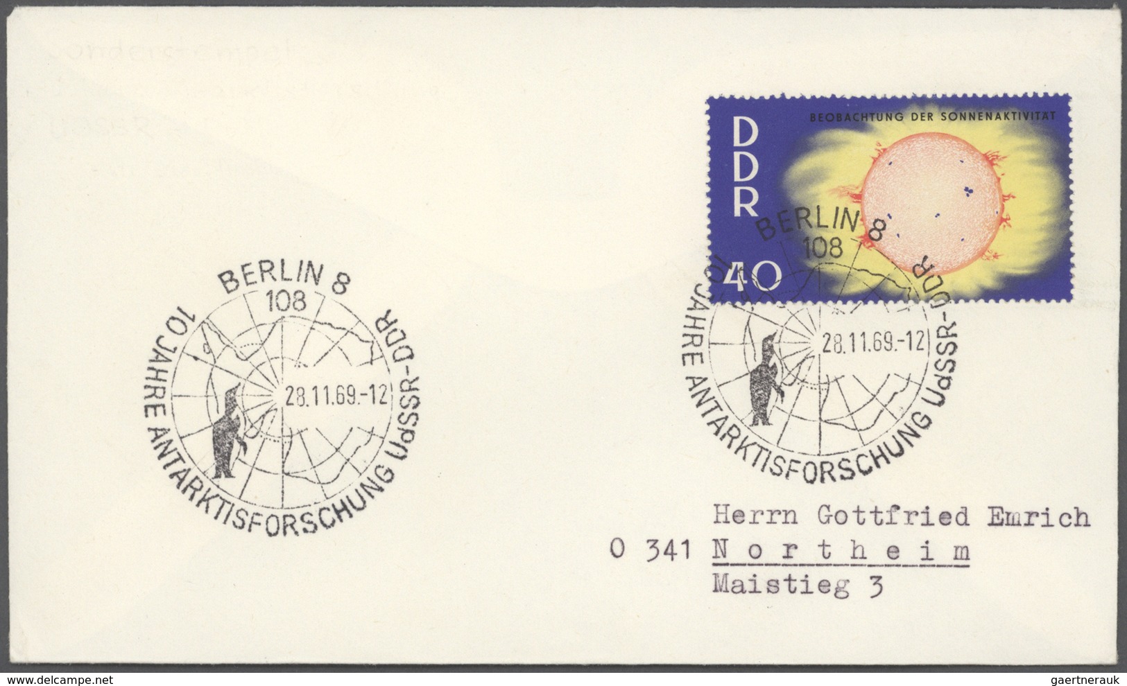 24951 Thematik: Antarktis / antarctic: 1969/1991, EAST GERMAN ANTARCTIC RESEARCH (incl. a few Arctic), acc