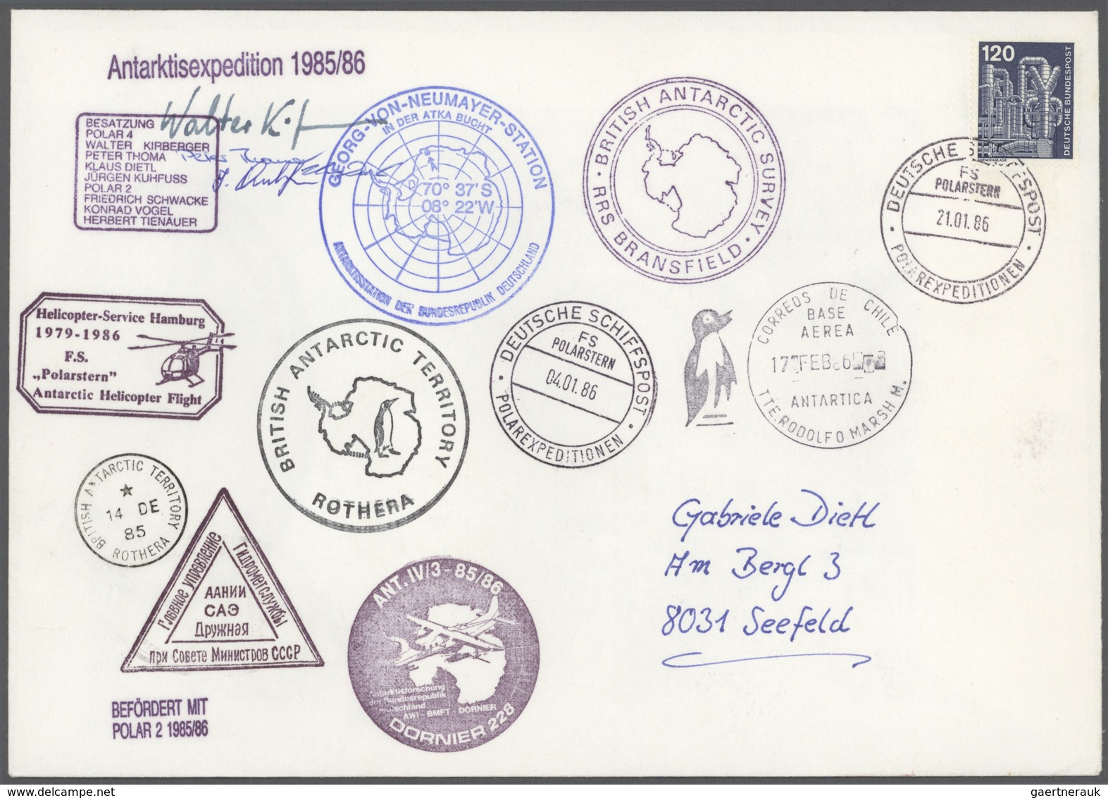 24953 Thematik: Antarktis / antarctic: 1976/2009, (WEST) GERMAN ANTARCTIC RESEARCH (incl. a few Arctic), c