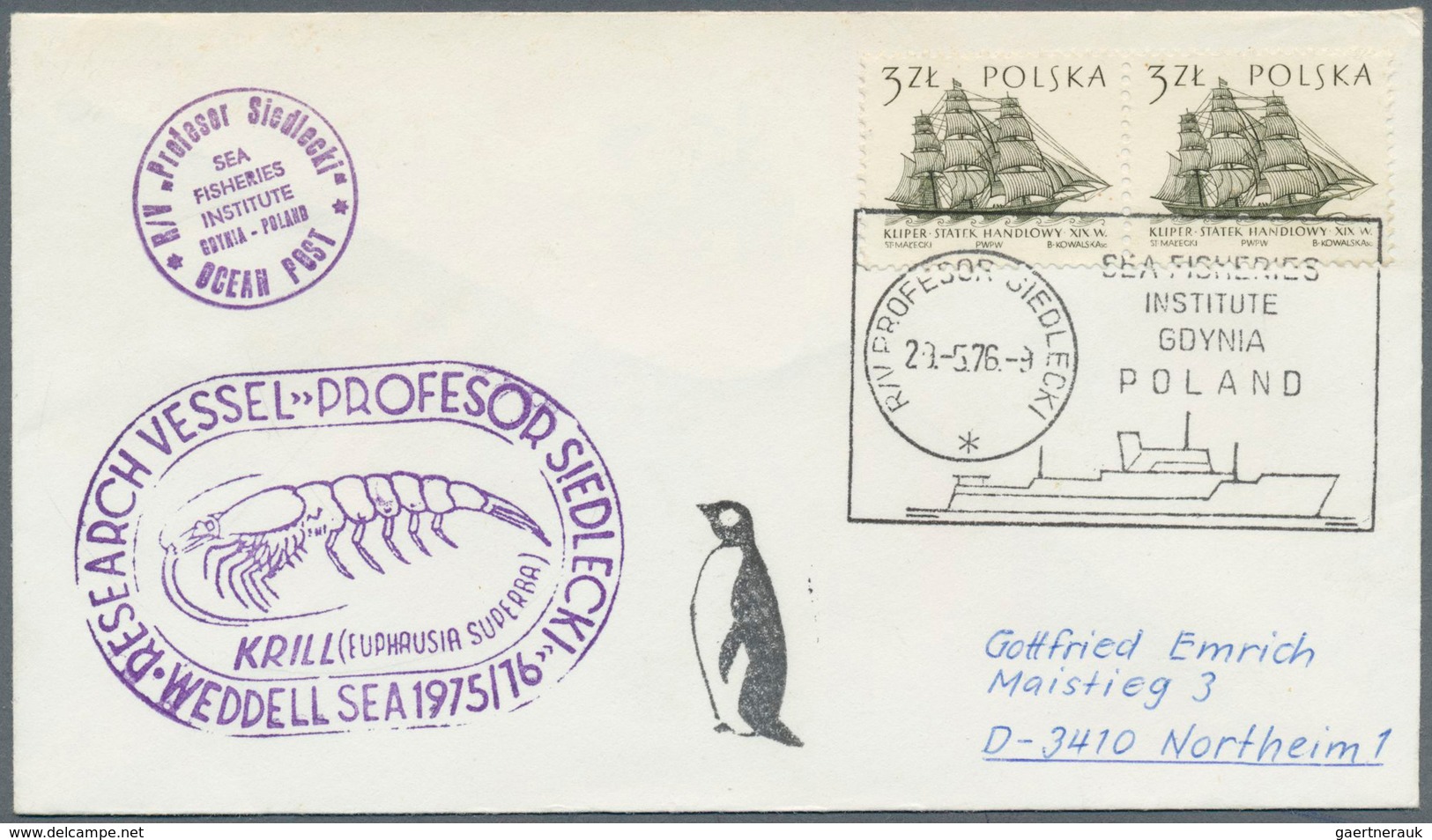24954 Thematik: Antarktis / Antarctic: 1976/2005, POLISH ANTARCTIC RESEARCH, Collection Of Apprx. 370 Cove - Autres & Non Classés