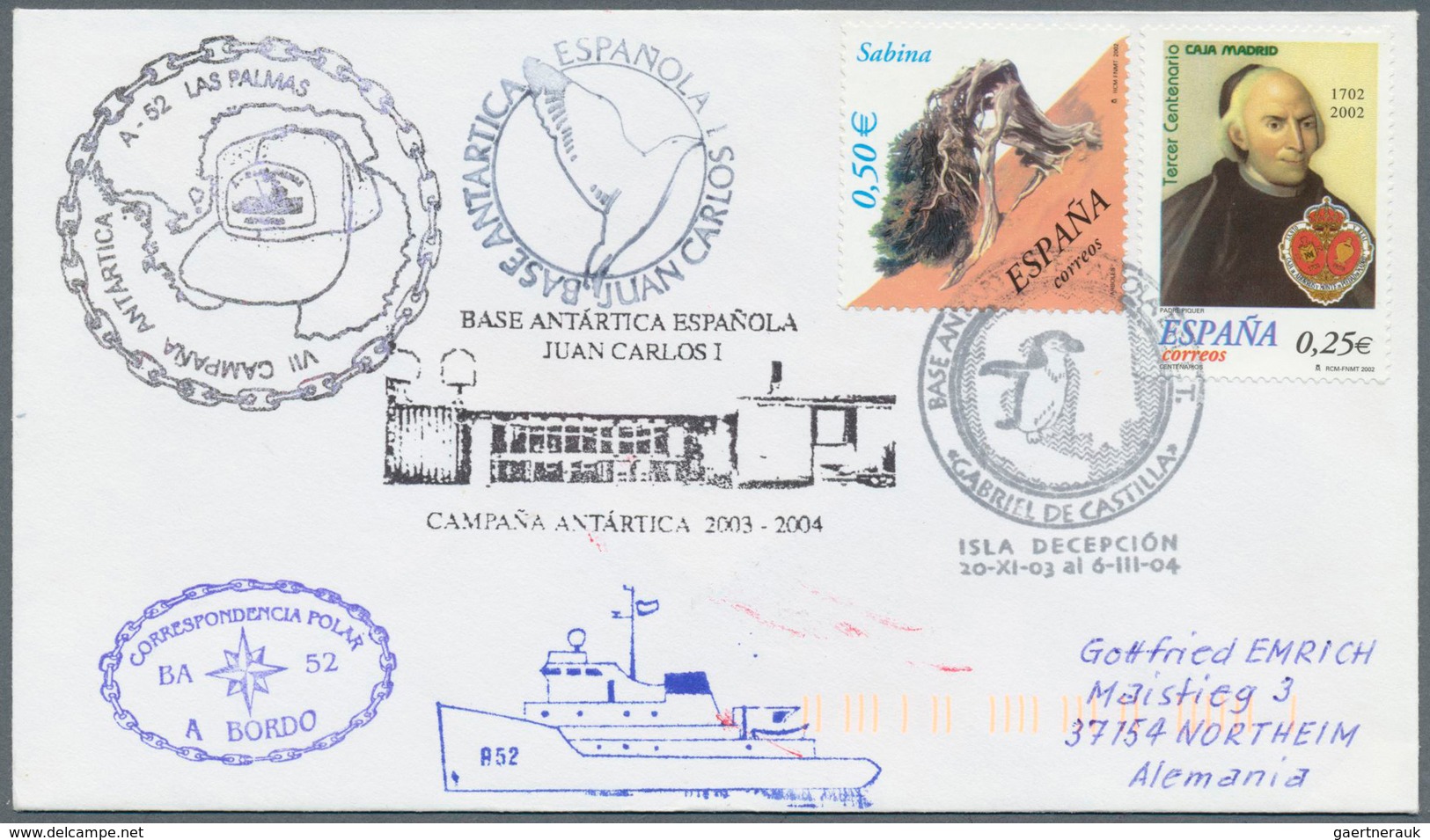 24957 Thematik: Antarktis / Antarctic: 1986/2009, SPANISH ANTARCTIC RESEARCH, Collection Of Apprx. 150 Cov - Autres & Non Classés