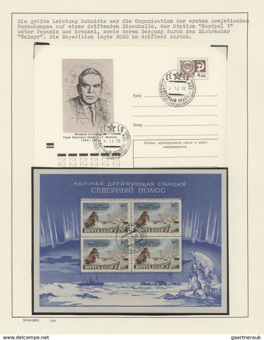 24963 Thematik: Arktis / Arctic: 1918/1994, Collection Of Apprx. 316 Covers/cards Plus A Good Range Of Sta - Autres & Non Classés