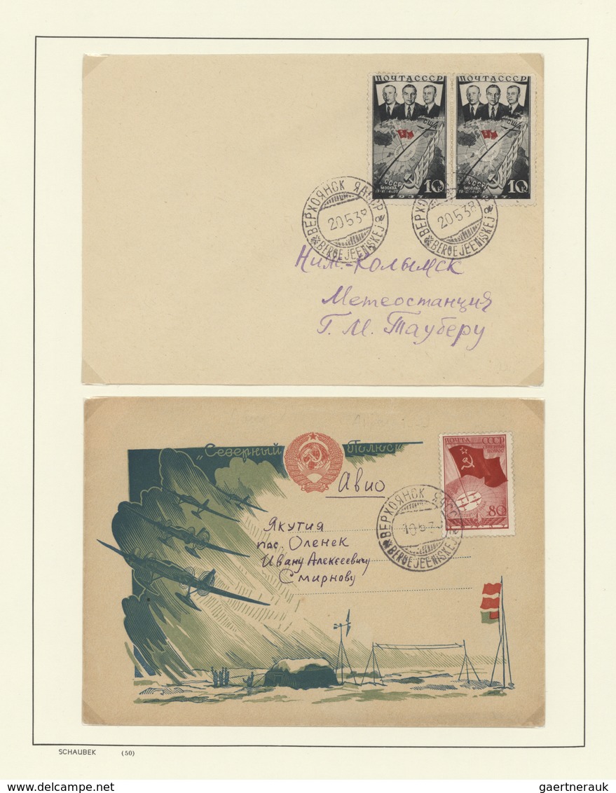 24963 Thematik: Arktis / arctic: 1918/1994, collection of apprx. 316 covers/cards plus a good range of sta