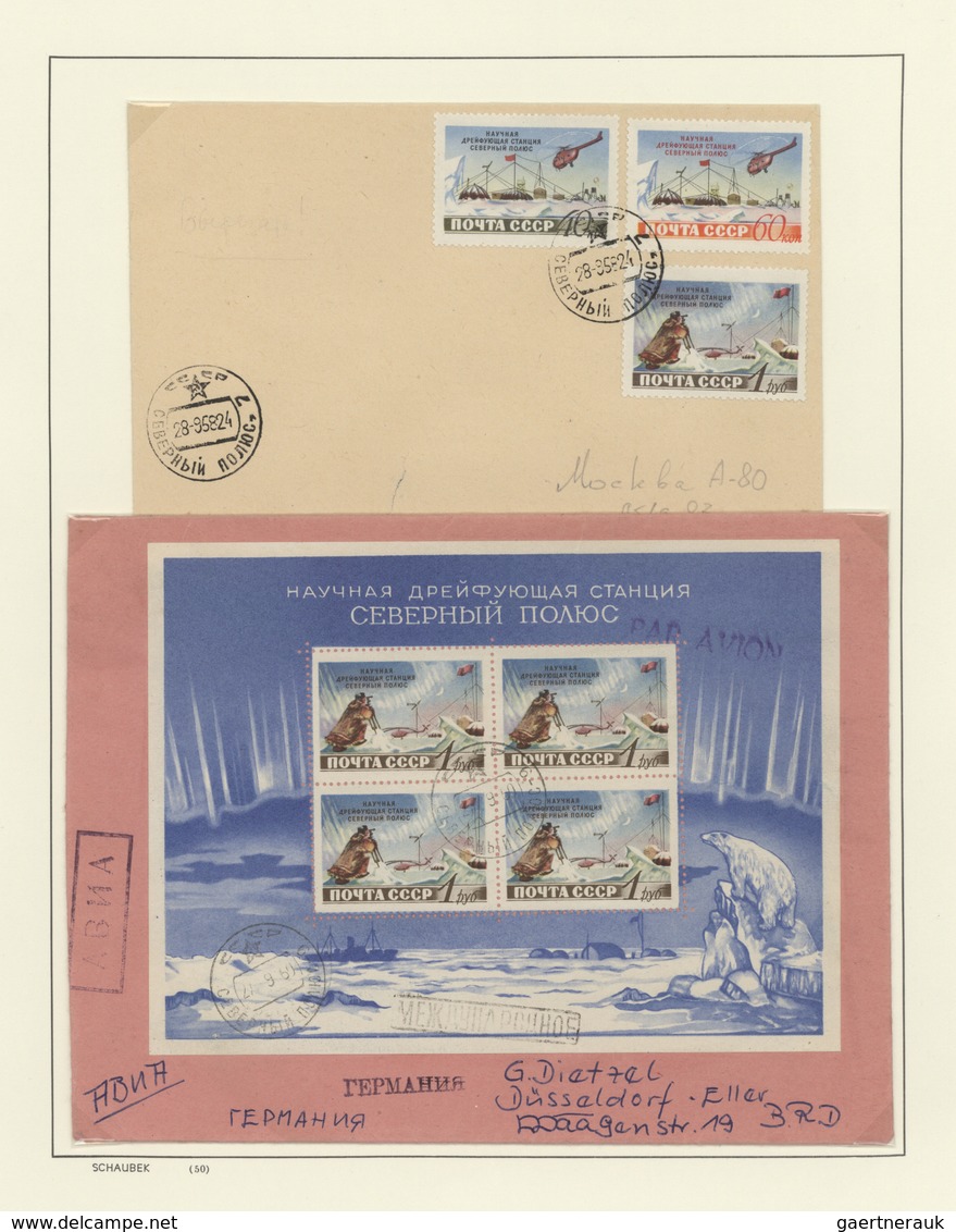 24963 Thematik: Arktis / arctic: 1918/1994, collection of apprx. 316 covers/cards plus a good range of sta