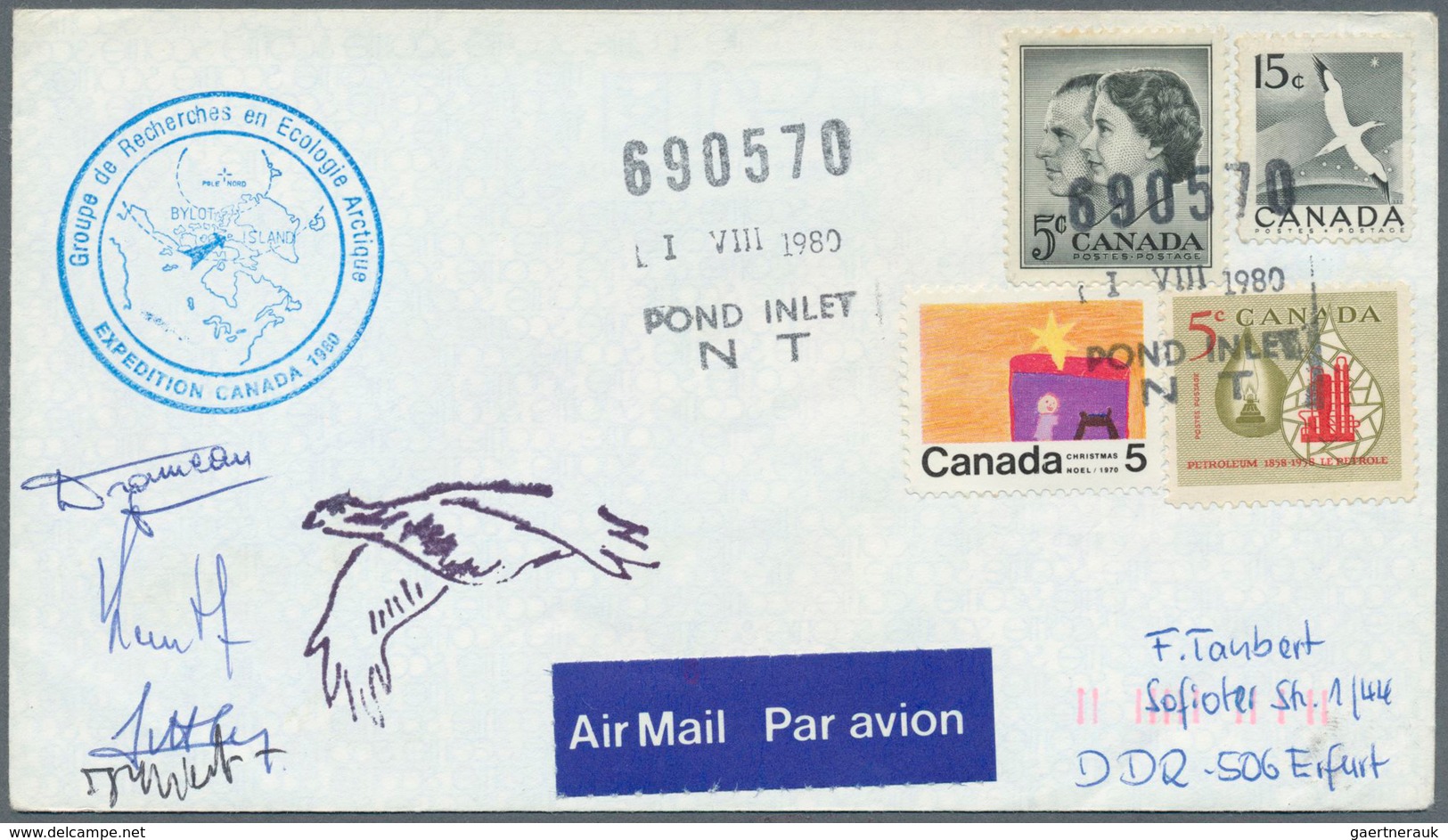 24965 Thematik: Arktis / Arctic: 1941/1980, Collection Of 100 Covers/cards Mainly 1960s/1970s, Showing A N - Autres & Non Classés