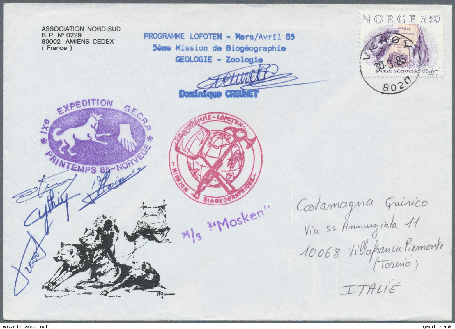 24969 Thematik: Arktis / Arctic: 1973/1994, NORWAY, Interesting Collection Of Apprx. 110 Arctic Covers And - Andere & Zonder Classificatie