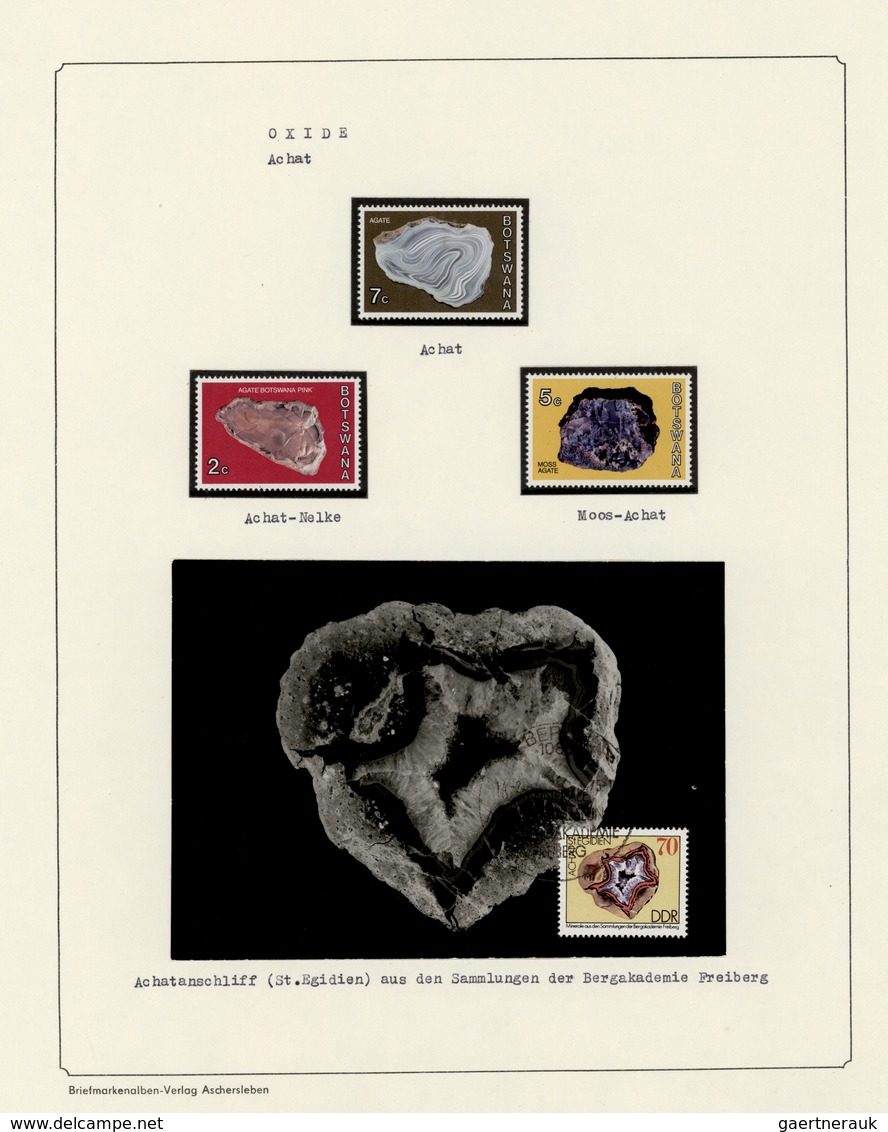 24995 Thematik: Bergbau, Minen / Mining, Mines: 1800/1990 (ca.), All-embracing Collection Arranged On More - Usines & Industries