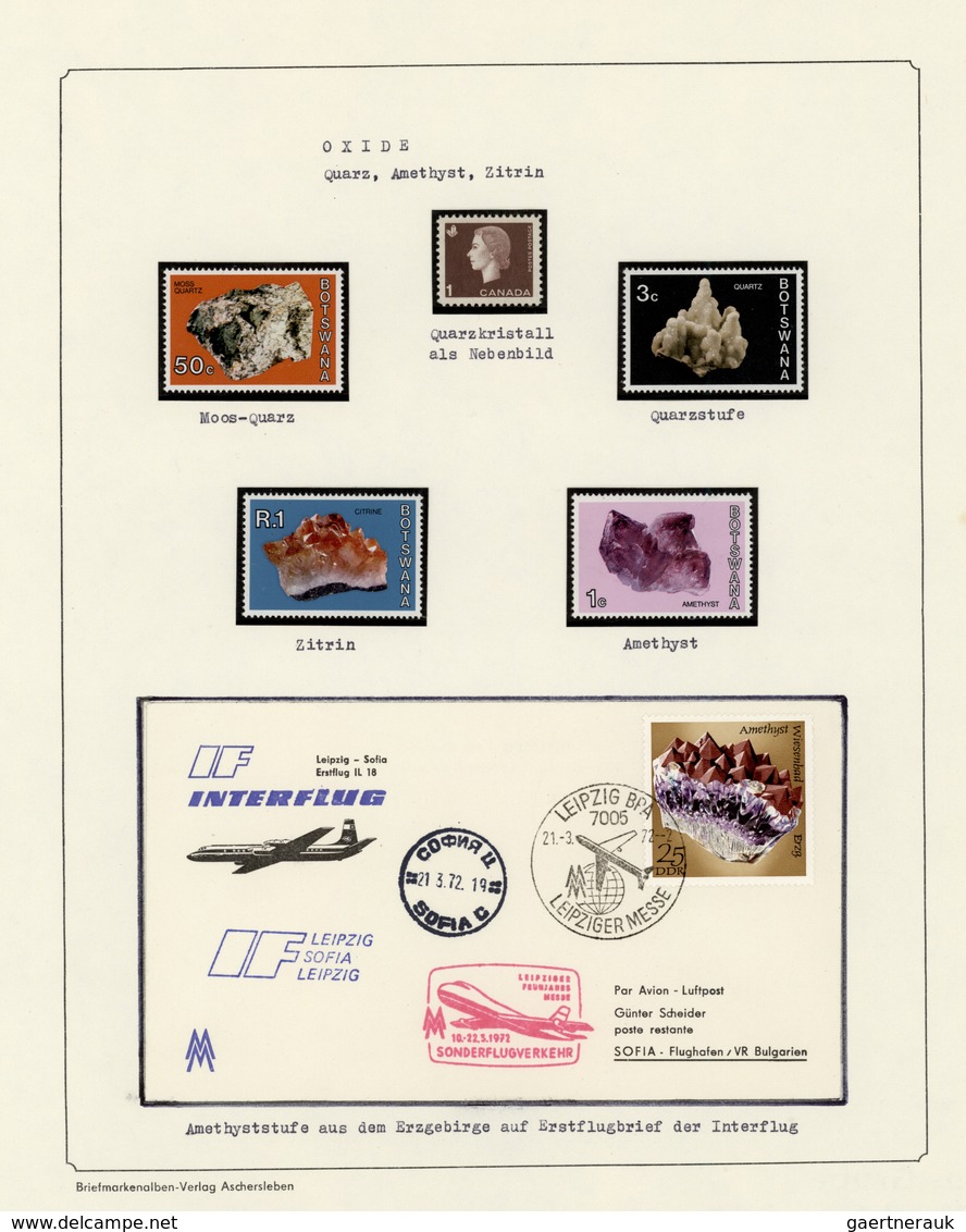 24995 Thematik: Bergbau, Minen / Mining, Mines: 1800/1990 (ca.), All-embracing Collection Arranged On More - Usines & Industries