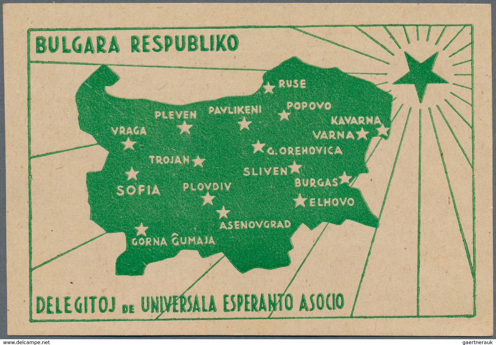 25033 Thematik: Esperanto: 1948/1970 (ca.), 90 interesting postcards and stationaries, mostly sent to or f