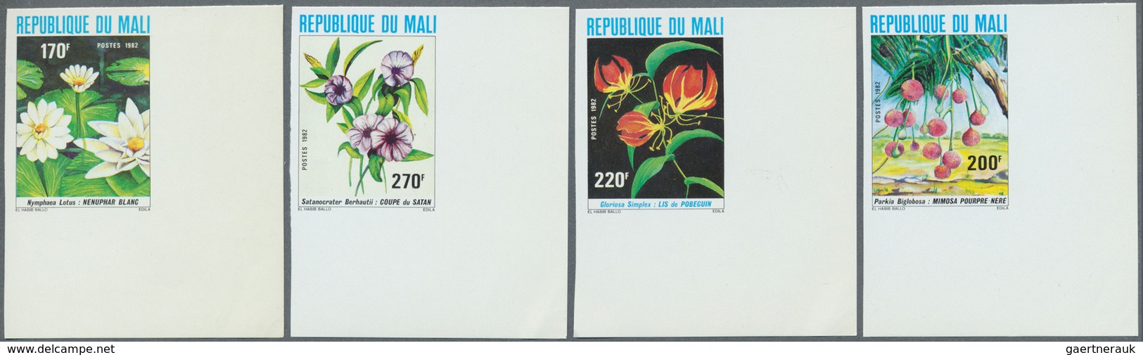 25058 Thematik: Flora, Botanik / Flora, Botany, Bloom: 1960/2000 (ca.), Assortment Of 92 Positions Incl. S - Autres & Non Classés