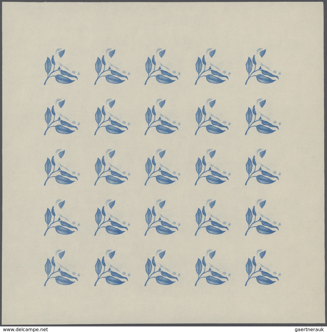 25064 Thematik: Flora, Botanik / flora, botany, bloom: 1966, Burundi. Progressive proofs set of sheets for