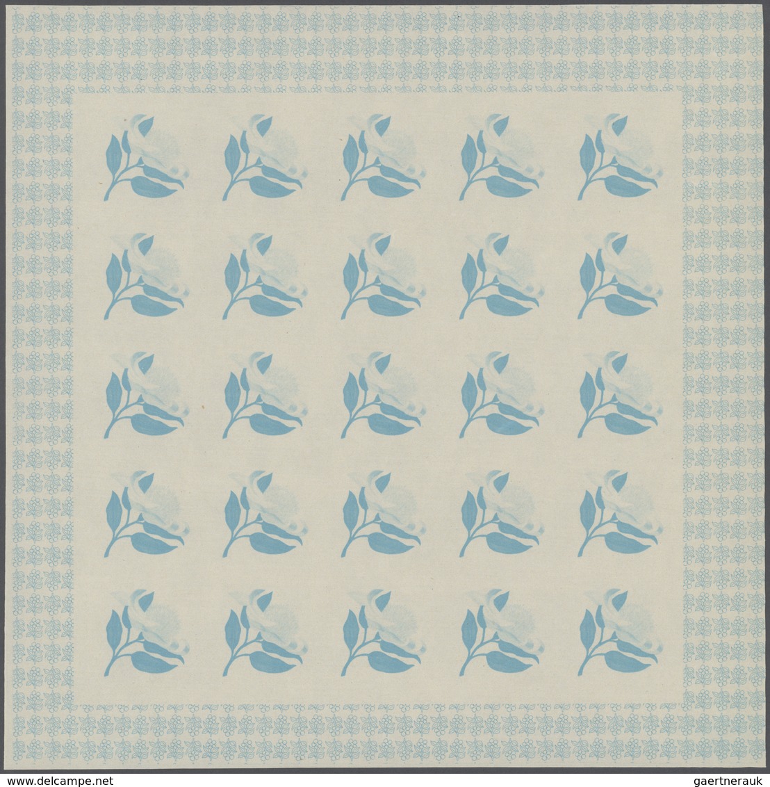 25064 Thematik: Flora, Botanik / flora, botany, bloom: 1966, Burundi. Progressive proofs set of sheets for