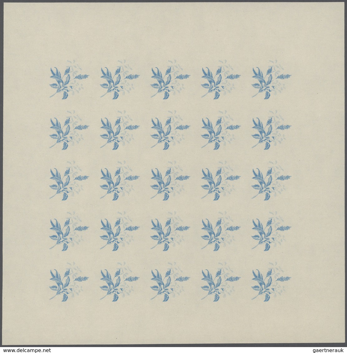 25065 Thematik: Flora, Botanik / Flora, Botany, Bloom: 1966, Burundi. Progressive Proofs Set Of Sheets For - Autres & Non Classés