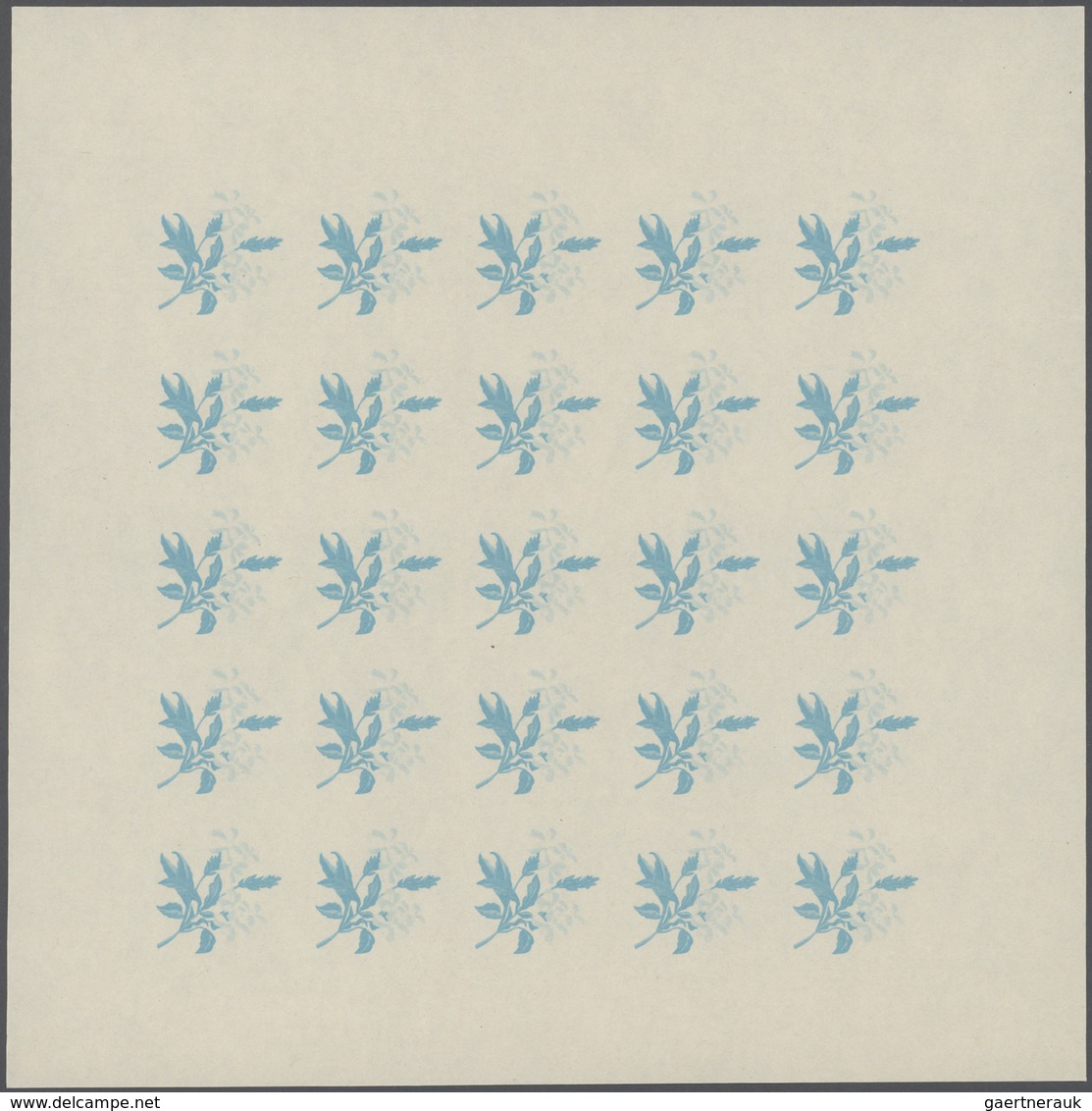 25065 Thematik: Flora, Botanik / flora, botany, bloom: 1966, Burundi. Progressive proofs set of sheets for