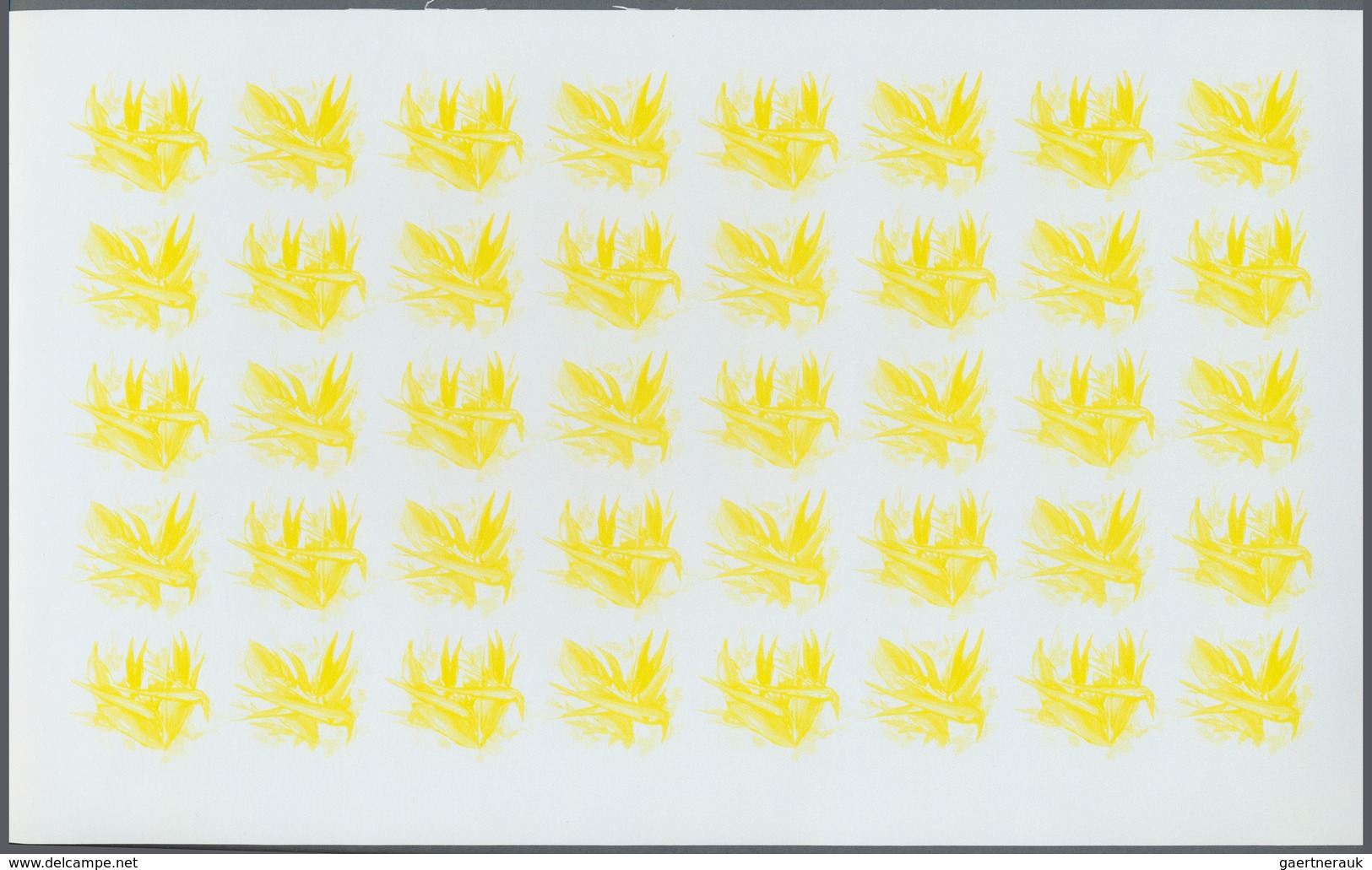 25072 Thematik: Flora, Botanik / Flora, Botany, Bloom: 1981, Niue. Progressive Proofs Set Of Sheets For Th - Autres & Non Classés