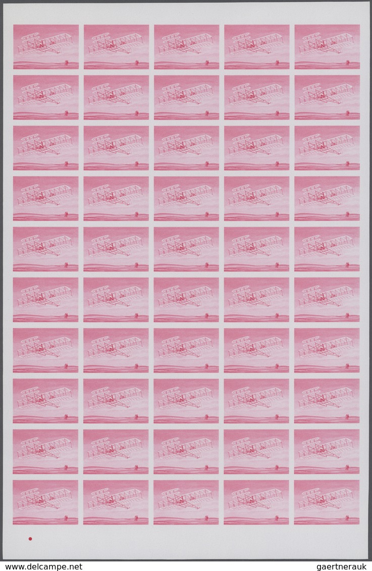 25105 Thematik: Flugzeuge, Luftfahrt / Airoplanes, Aviation: 1978, Samoa. Progressive Proofs Set Of Sheets - Avions