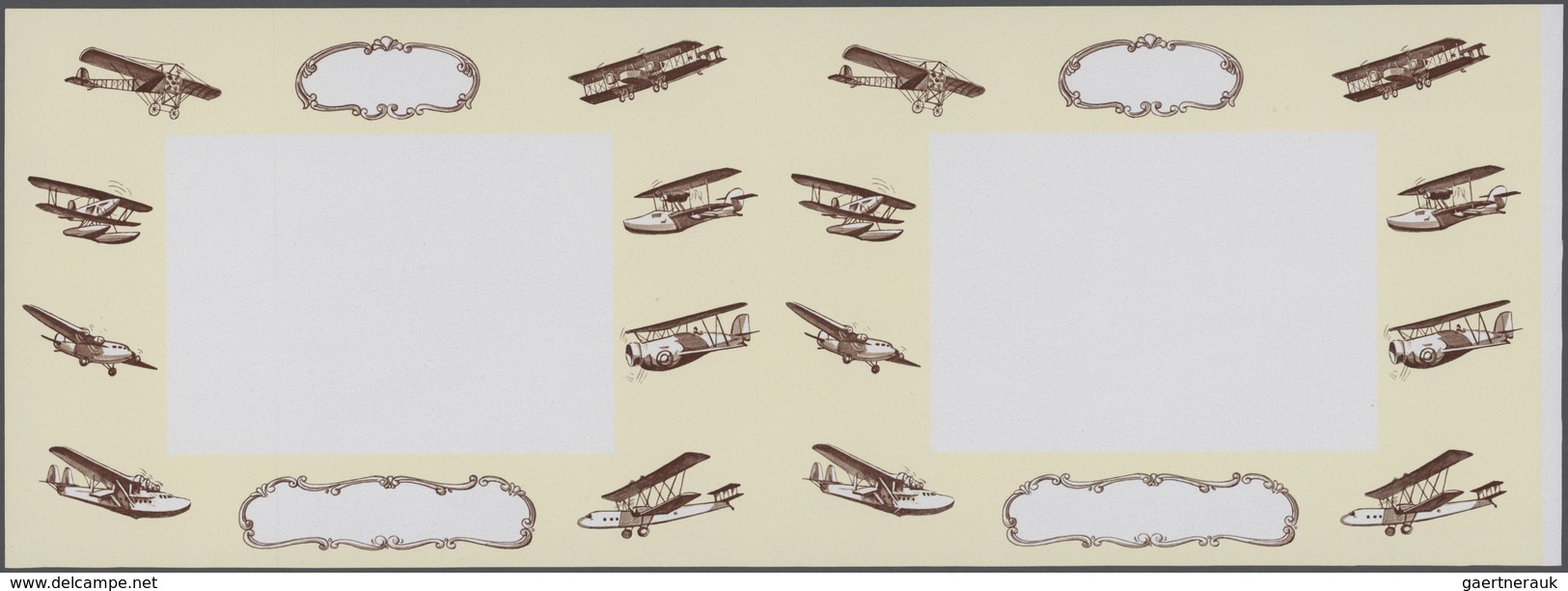 25106 Thematik: Flugzeuge, Luftfahrt / Airoplanes, Aviation: 1978, Samoa. Progressive Proofs Set Of Sheets - Avions