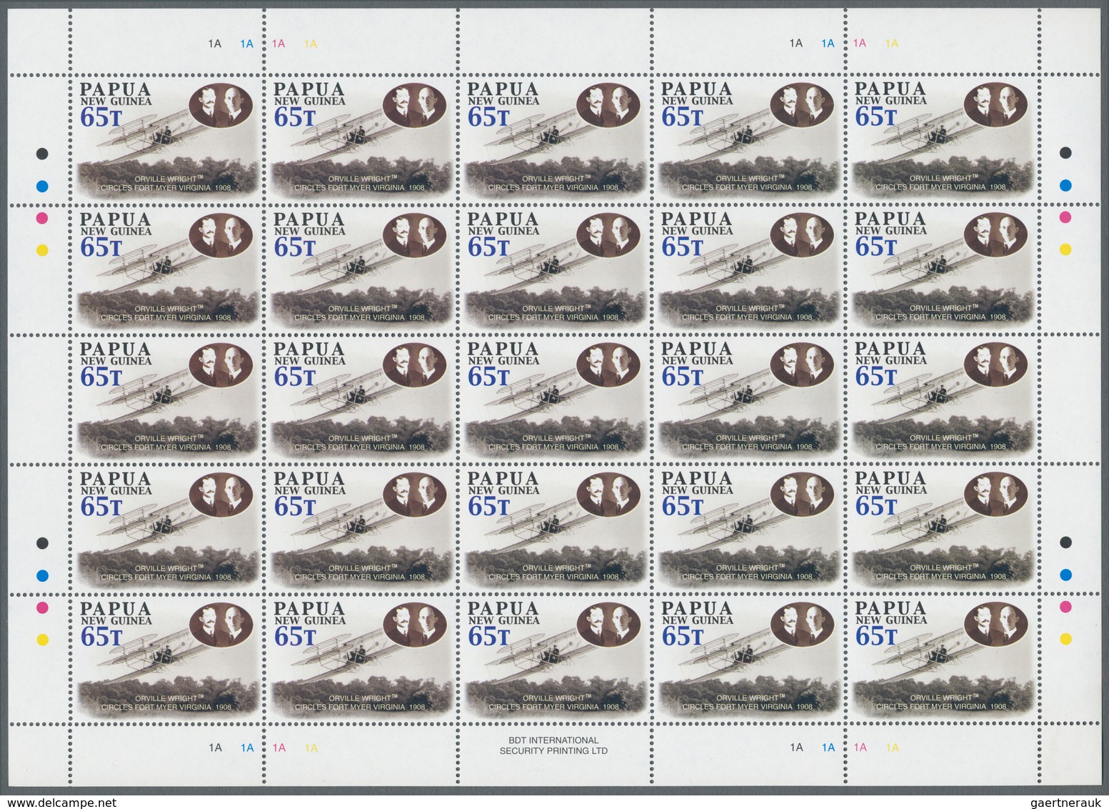 25109 Thematik: Flugzeuge, Luftfahrt / Airoplanes, Aviation: 2003, Papua New Guinea. Lot Of 2,500 Stamps " - Avions