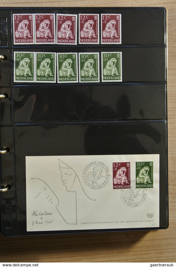 25123 Thematik: Intern. Organisationen / international organizations: Album with MNH sets and FDC's of var