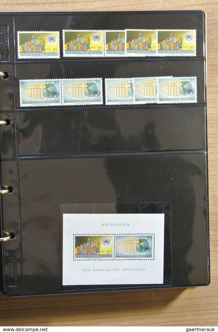 25123 Thematik: Intern. Organisationen / international organizations: Album with MNH sets and FDC's of var