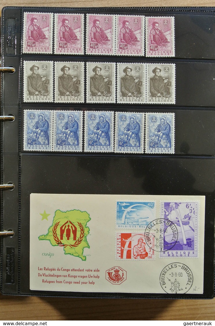 25123 Thematik: Intern. Organisationen / international organizations: Album with MNH sets and FDC's of var