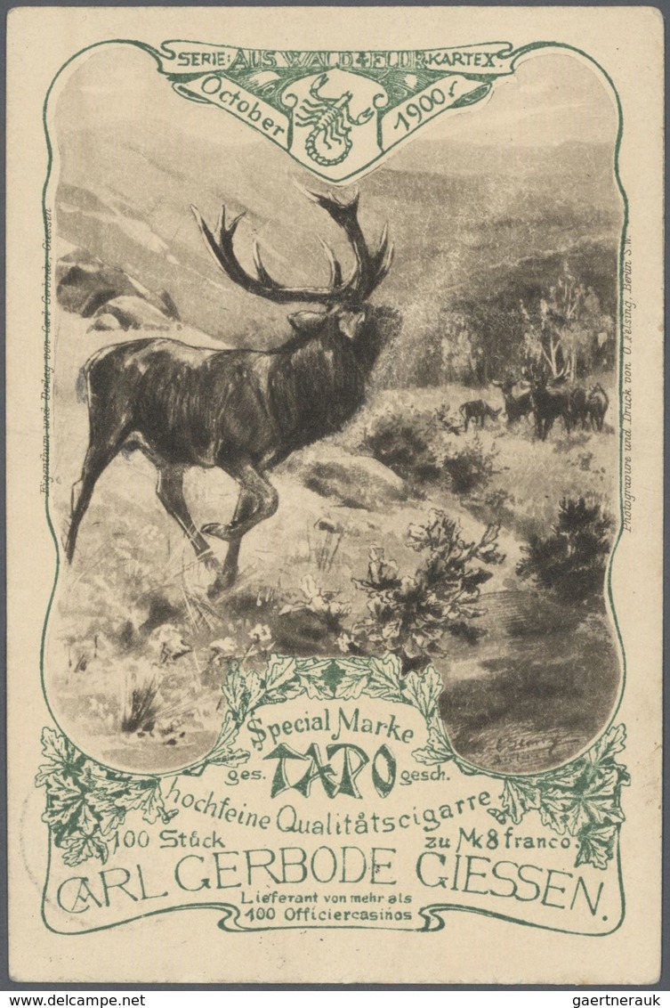25137 Thematik: Jagd / Hunting: 1812/2000 (ca.), Vielseitiger Sammlungsposten Von Ca. 240 Belegen, Dabei E - Non Classés