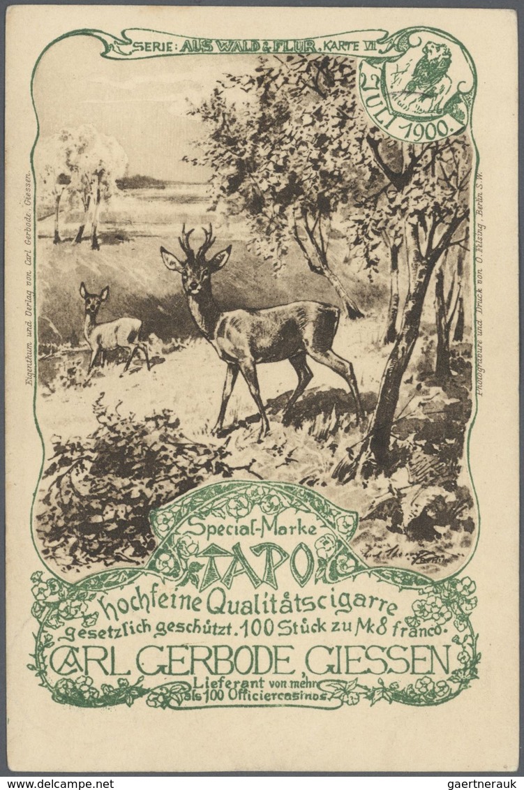 25137 Thematik: Jagd / hunting: 1812/2000 (ca.), vielseitiger Sammlungsposten von ca. 240 Belegen, dabei e