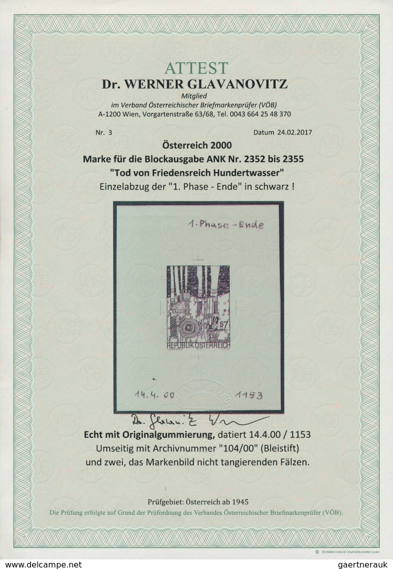 25191 Thematik: Malerei, Maler / painting, painters: 1967/2009 (approx), Austria. FRIEDENSREICH HUNDERTWAS