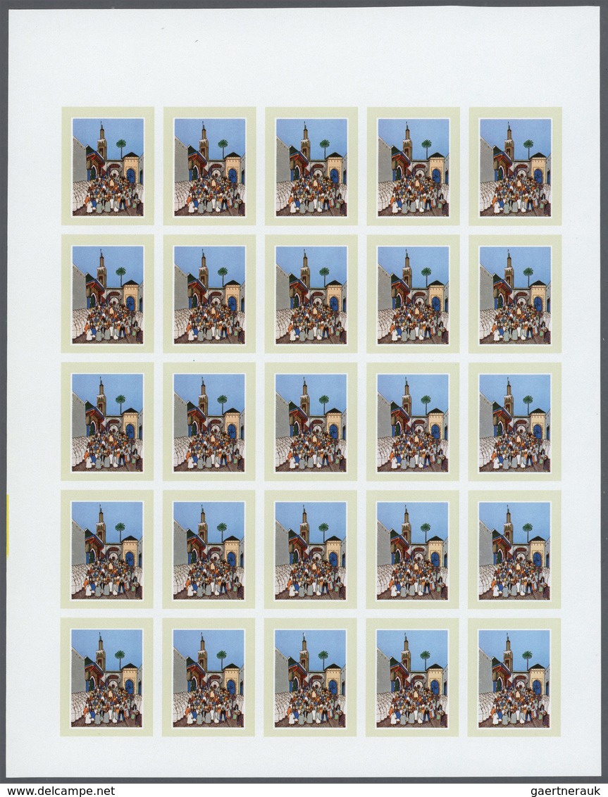 25194 Thematik: Malerei, Maler / Painting, Painters: 1979, Morocco. Progressive Proofs Set Of Sheets For T - Autres & Non Classés