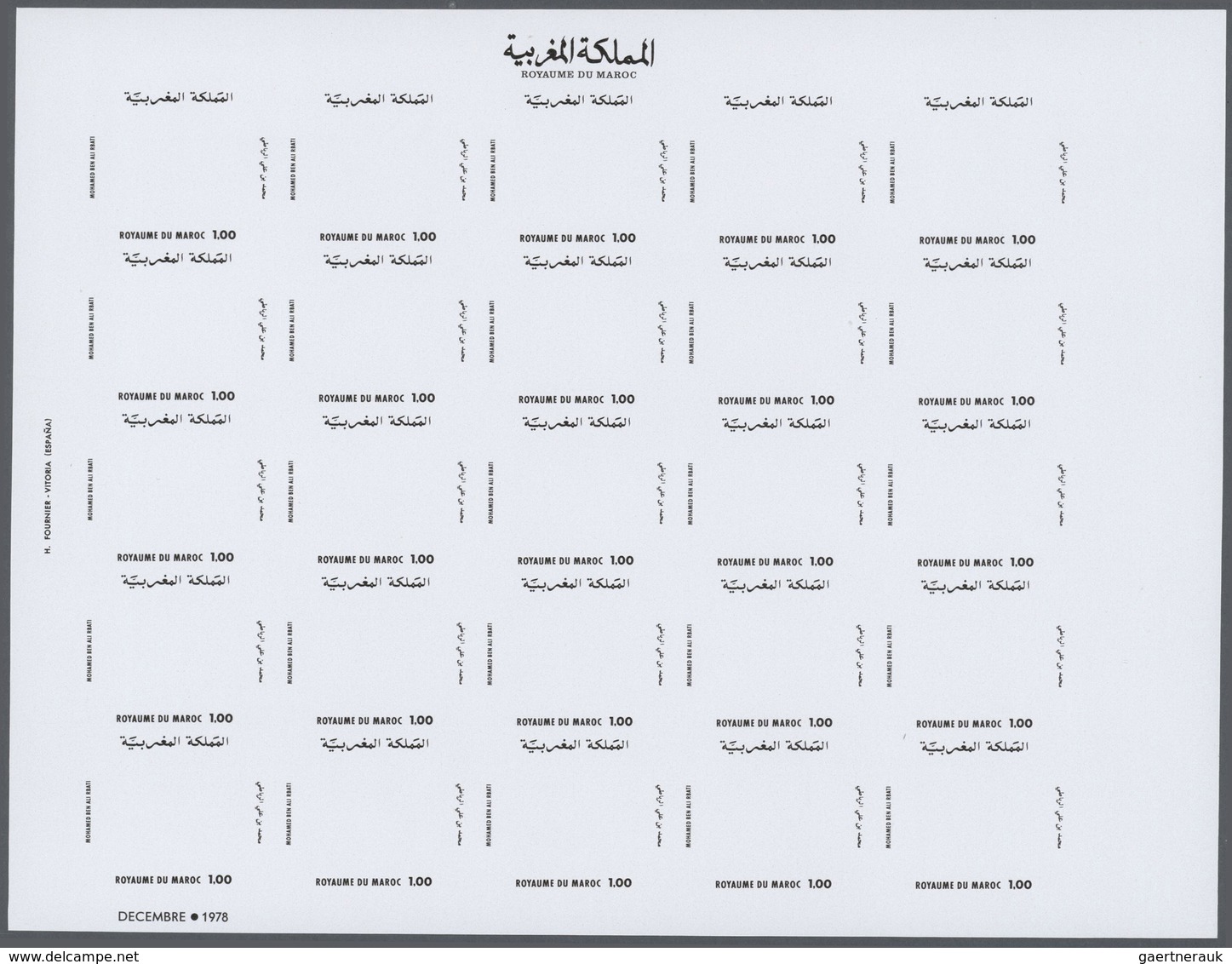 25194 Thematik: Malerei, Maler / Painting, Painters: 1979, Morocco. Progressive Proofs Set Of Sheets For T - Autres & Non Classés