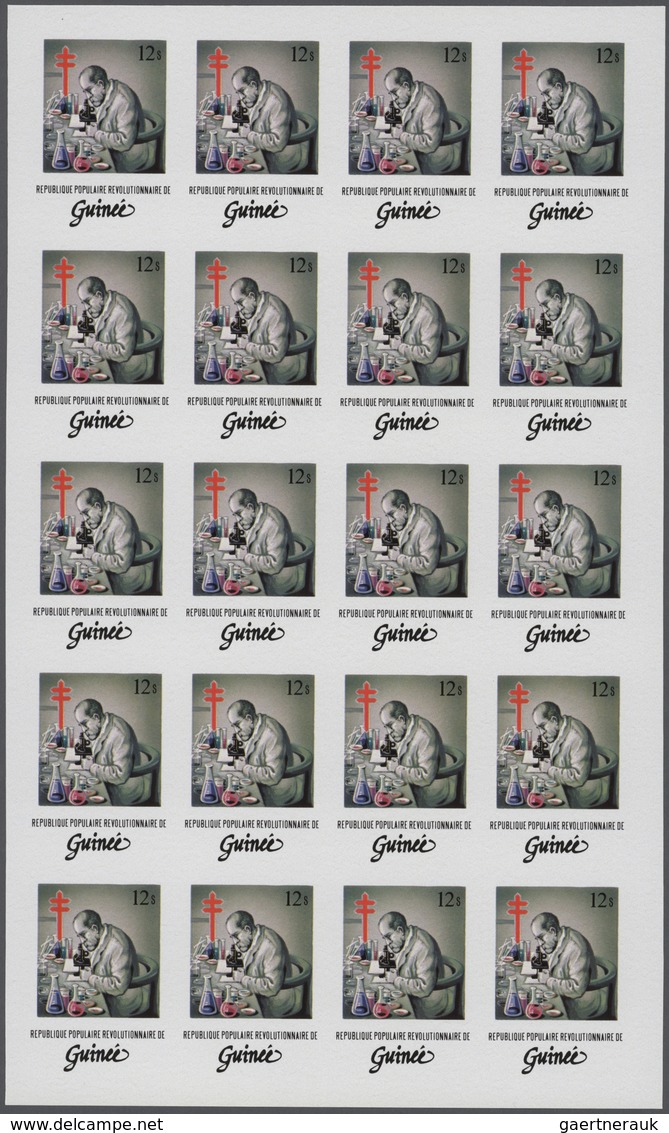 25212 Thematik: Medizin, Gesundheit / Medicine, Health: 1983, Guinea. Progressive Proofs Set For The Issue - Médecine