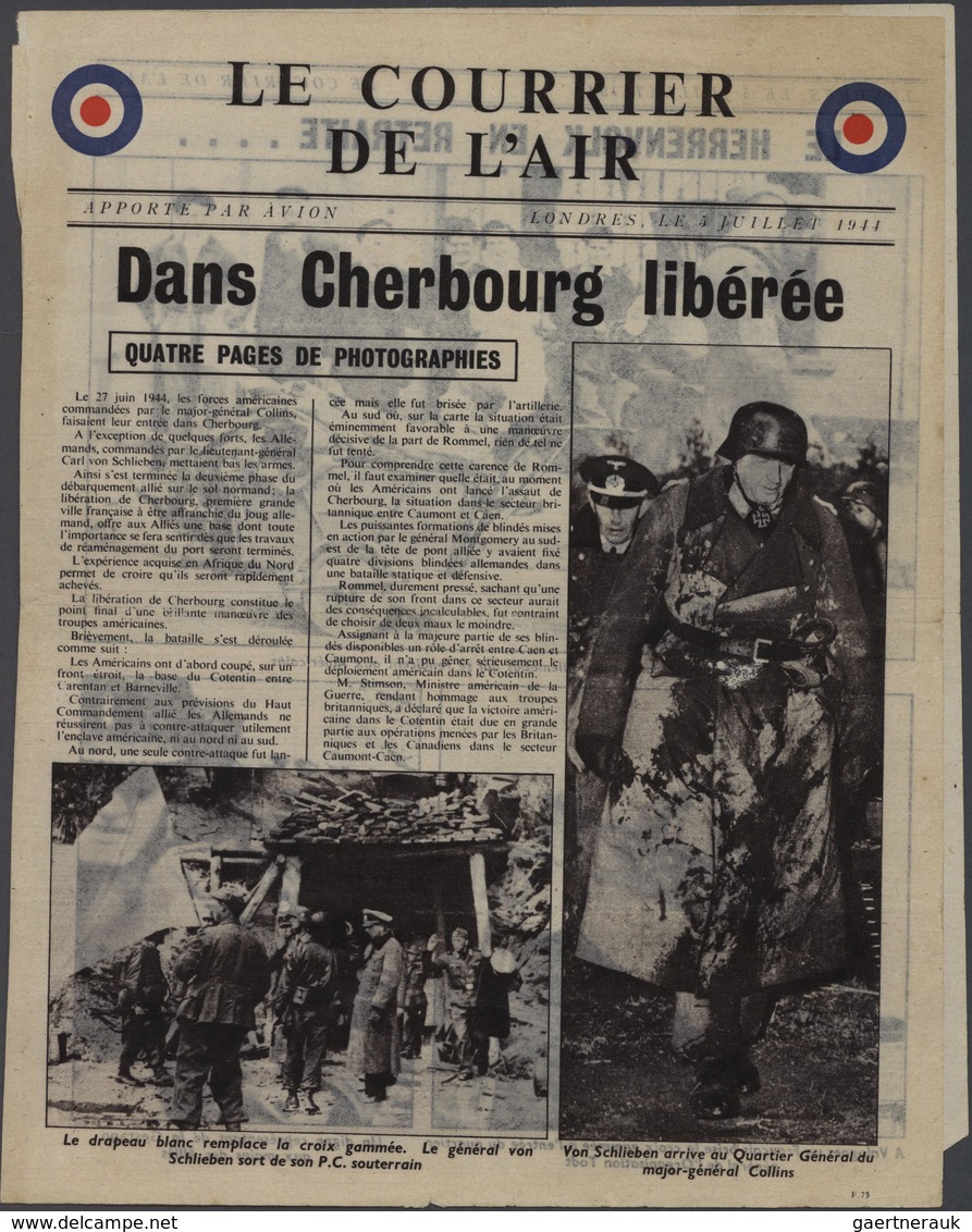 25220 Thematik: Militaria, Armee, Krieg, Waffen / Military, Army, War, Arms: 1941/1944, LE COURRIER DE L'A - Militaria