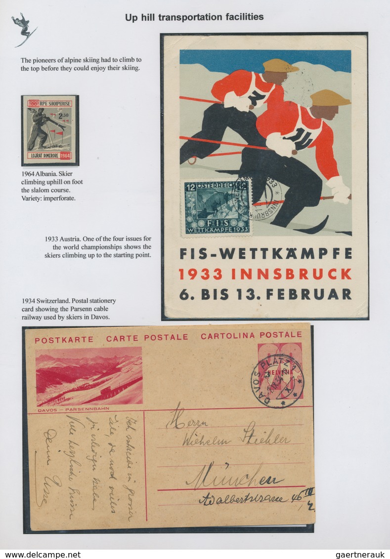 25264 Thematik: Olympische Spiele / olympic games: THE WORLD OF SKIING: Olympics 1924 Chamonix. The Foundi