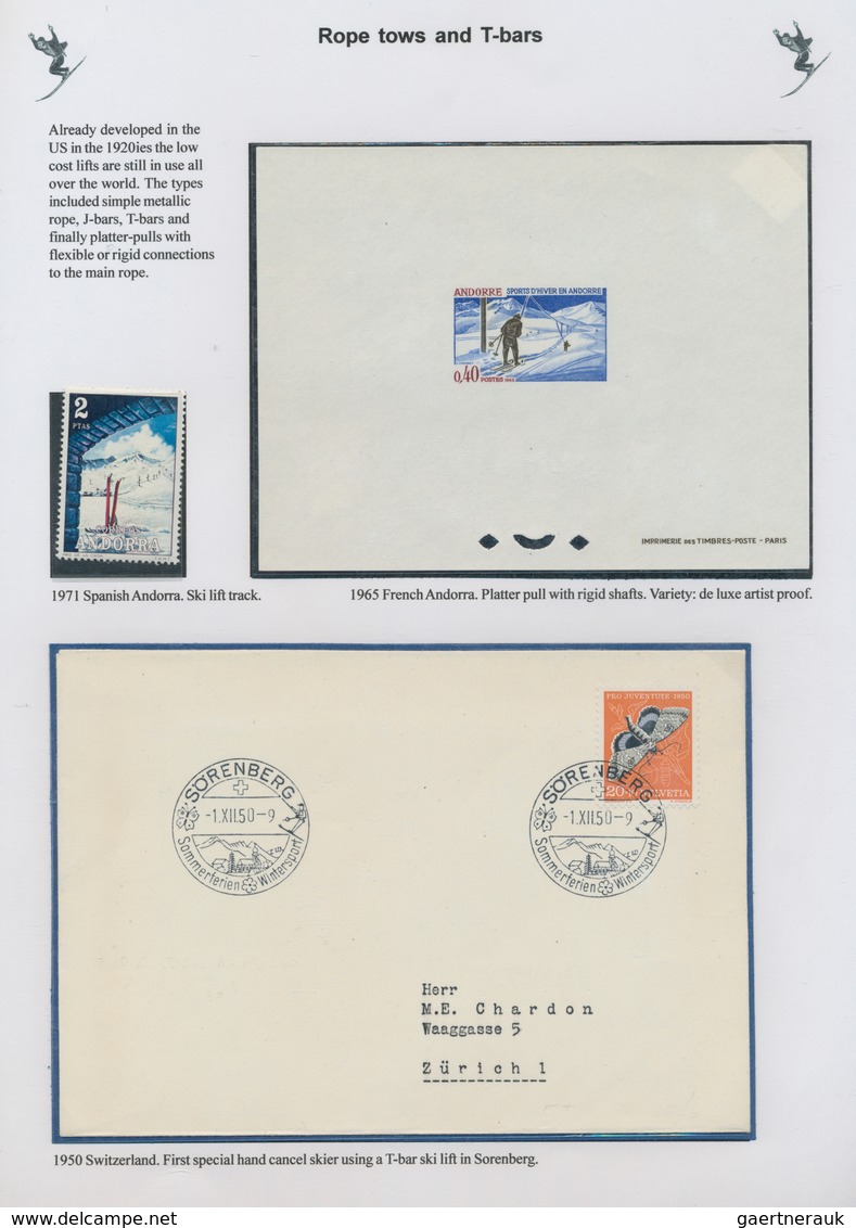 25264 Thematik: Olympische Spiele / olympic games: THE WORLD OF SKIING: Olympics 1924 Chamonix. The Foundi