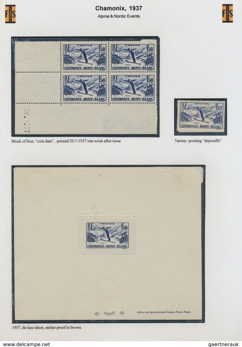 25264 Thematik: Olympische Spiele / olympic games: THE WORLD OF SKIING: Olympics 1924 Chamonix. The Foundi