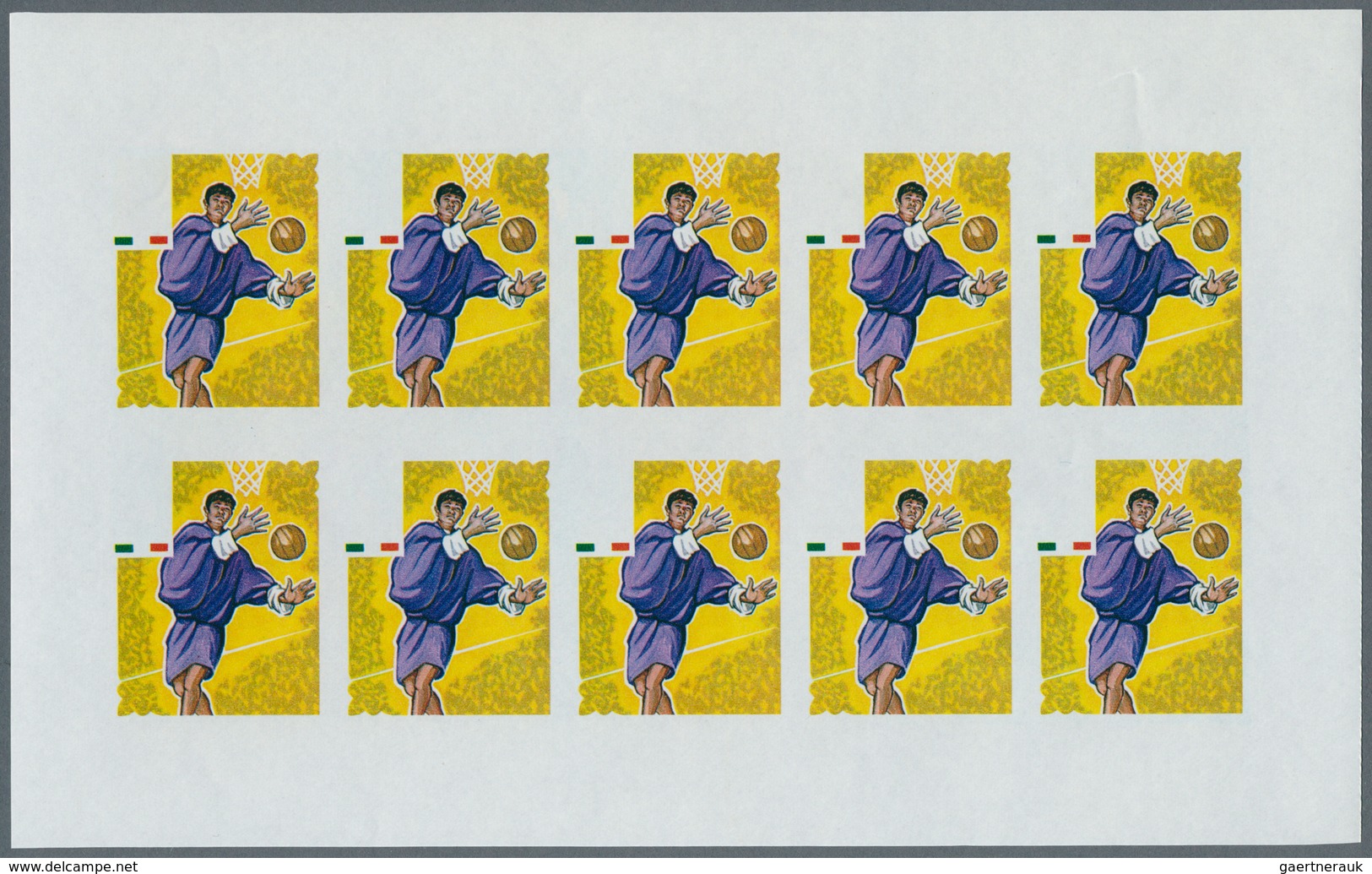 25293 Thematik: Olympische Spiele / Olympic Games: 1968, Bhutan. Progressive Proofs Set Of Sheets For The - Autres & Non Classés