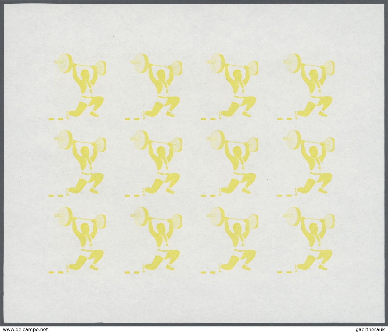 25294 Thematik: Olympische Spiele / Olympic Games: 1968, Fujeira. Progressive Proofs Set Of Sheets For The - Autres & Non Classés