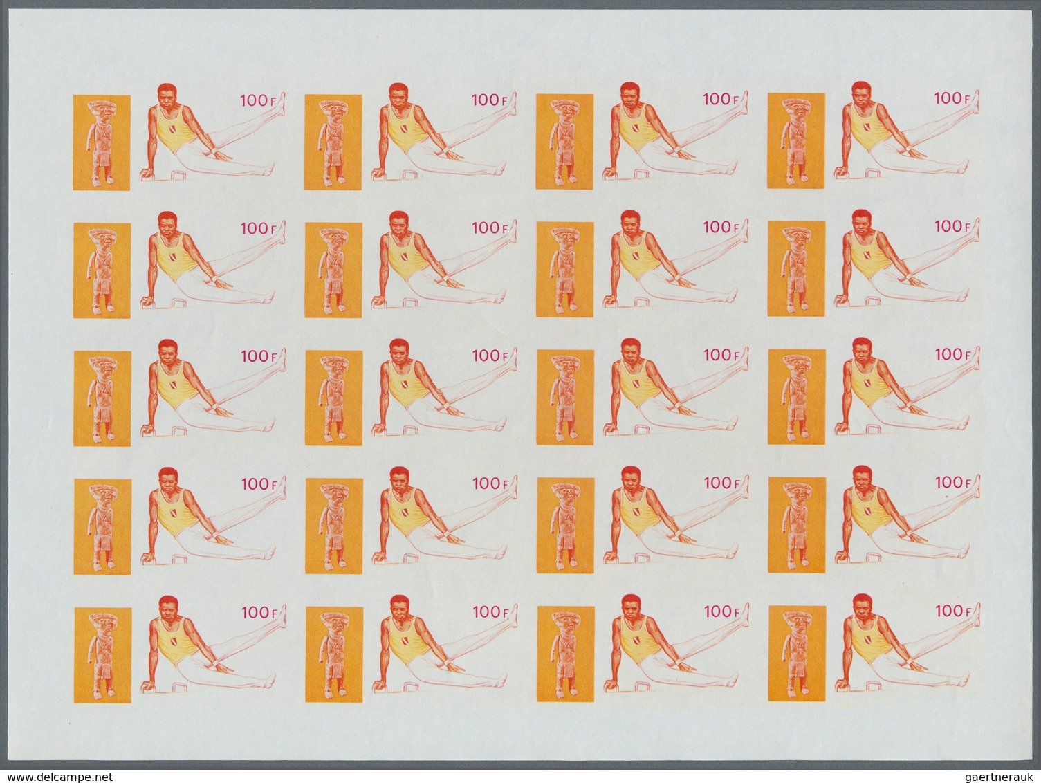 25301 Thematik: Olympische Spiele / olympic games: 1969, Guinea. Progressive proofs set of sheets for the