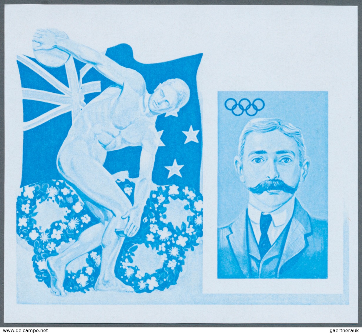 25310 Thematik: Olympische Spiele / olympic games: 1972, Cook Islands. Progressive proofs set of sheets fo