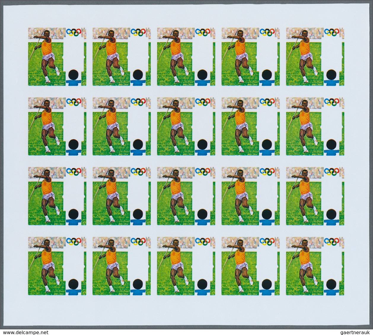 25311 Thematik: Olympische Spiele / Olympic Games: 1972, Guinea. Progressive Proofs Set Of Sheets For The - Autres & Non Classés