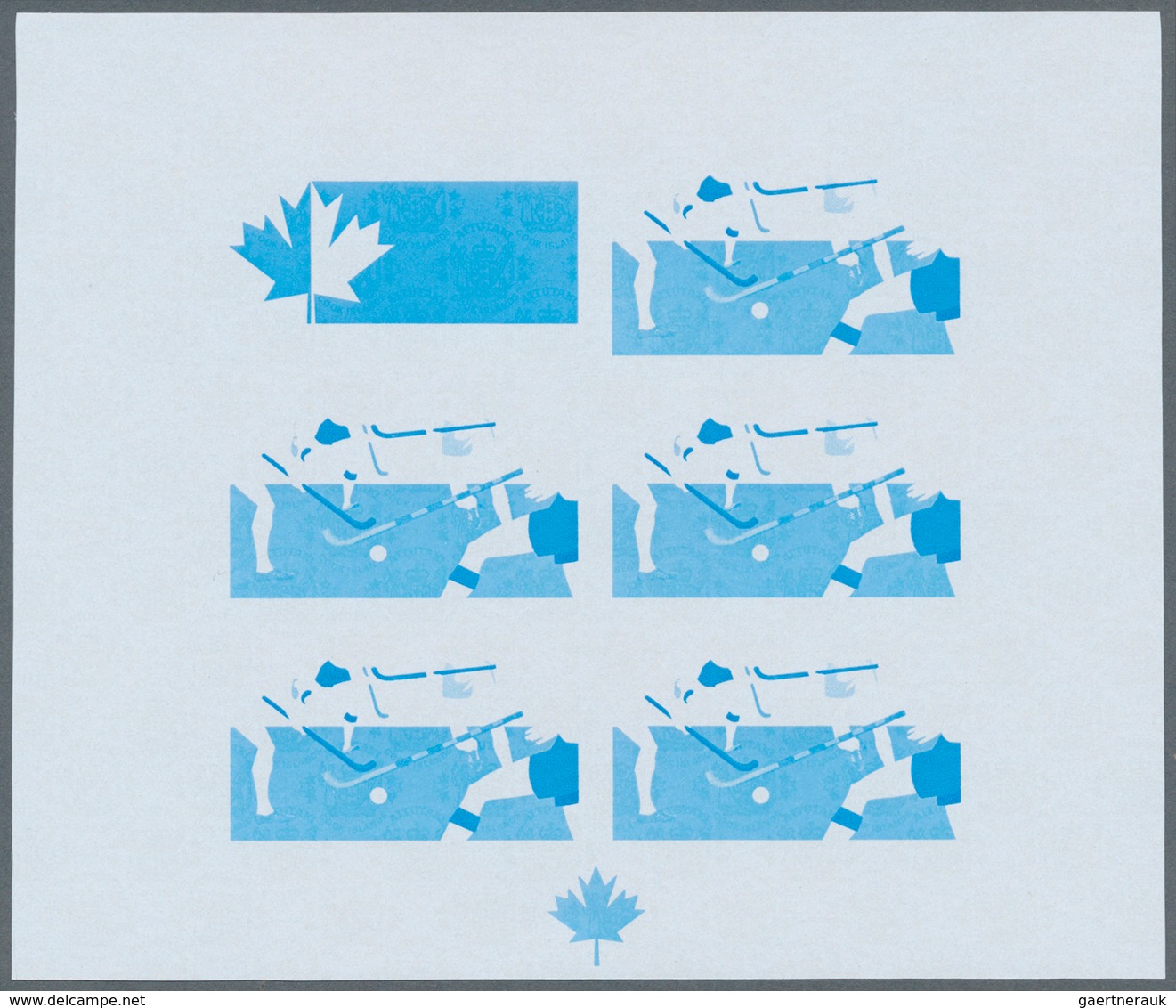 25322 Thematik: Olympische Spiele / Olympic Games: 1976, Aitutaki. Progressive Proofs Set Of Sheets For Th - Autres & Non Classés