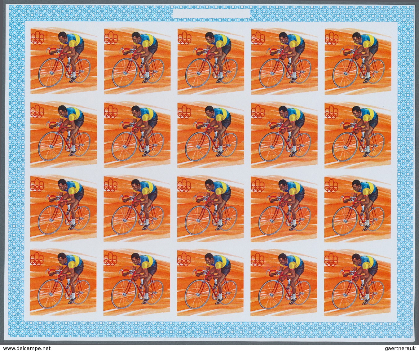25326 Thematik: Olympische Spiele / Olympic Games: 1976, Guinea. Progressive Proofs Set Of Sheets For The - Sonstige & Ohne Zuordnung