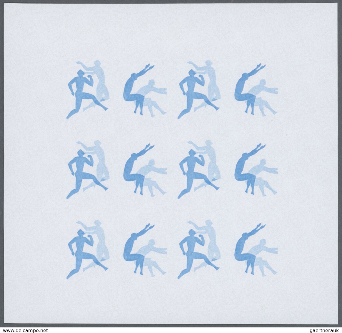 25328 Thematik: Olympische Spiele / olympic games: 1976, Penrhyn. Progressive proofs set of sheets for the