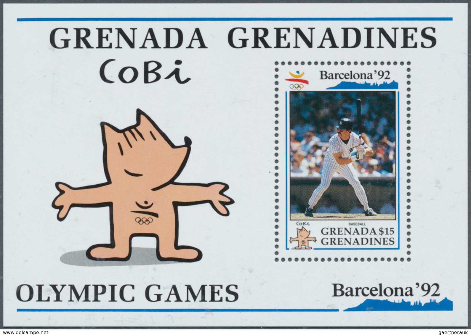 25347 Thematik: Olympische Spiele / Olympic Games: 1992, GRENADA/Grenadines: Summer Olympics Barcelona Min - Autres & Non Classés