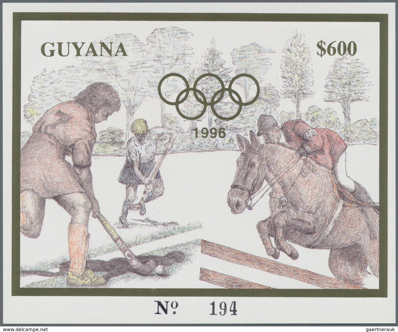 25359 Thematik: Olympische Spiele / Olympic Games: 1993, Guyana. Complete Set Of 5 Times 2 GOLD And SILVER - Autres & Non Classés