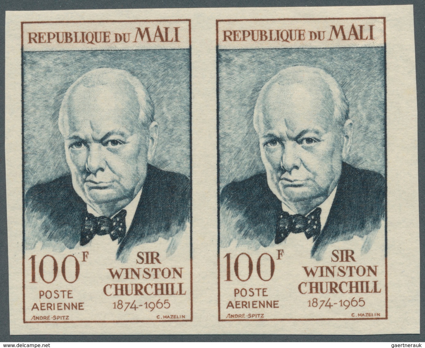 25383 Thematik: Persönlichkeiten - Churchill / Personalities - Churchill: 1966/1994 (approx), Various Coun - Sir Winston Churchill