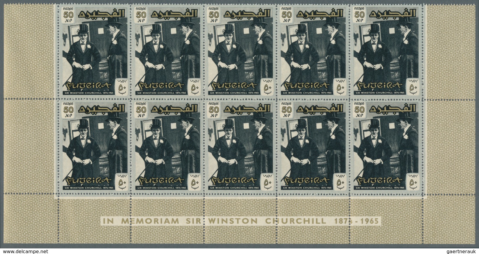 25383 Thematik: Persönlichkeiten - Churchill / personalities - Churchill: 1966/1994 (approx), various coun