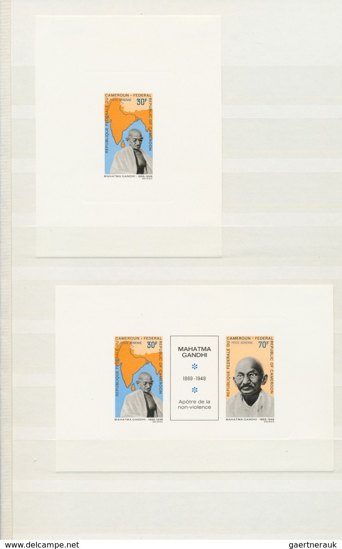 25388 Thematik: Persönlichkeiten - Gandhi / Personalities - Gandhi: 1968/1969, French Africa (Cameroun, Ga - Mahatma Gandhi