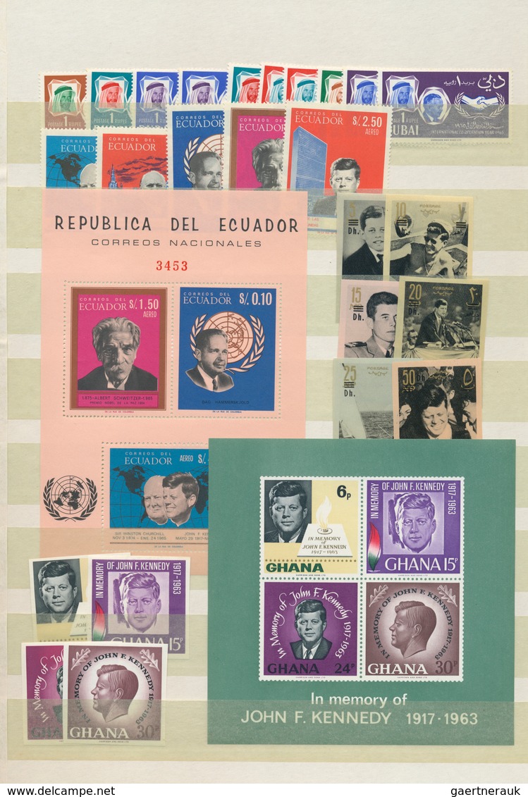 25389 Thematik: Persönlichkeiten - Kennedy / Personalities - Kennedy: 1960s, Kennedy Memorial Issues, U/m - Kennedy (John F.)