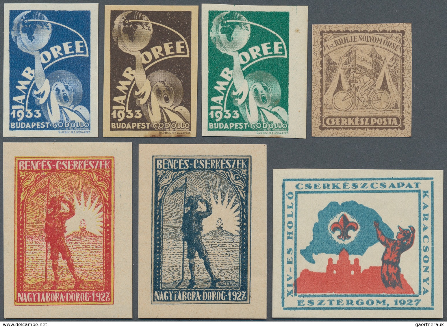 25400 Thematik: Pfadfinder / boy scouts: 1920/2010, Hungary. Collection of about 390 covers, cards and doc