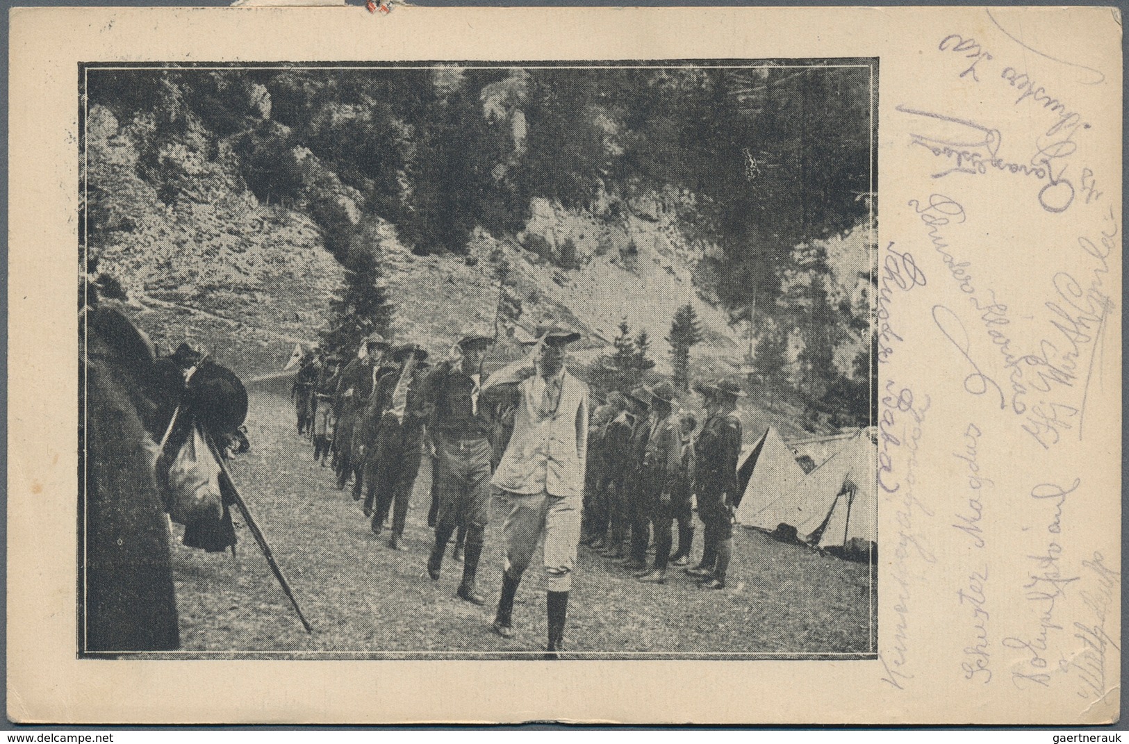 25400 Thematik: Pfadfinder / boy scouts: 1920/2010, Hungary. Collection of about 390 covers, cards and doc